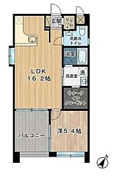 セントラル・プレイス那覇新都心 1LDKの間取図画像