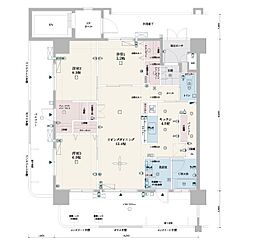 アベニールマンション野嵩 3LDKの間取図画像