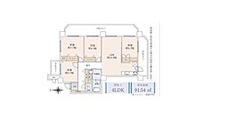 間取図画像 4LDK