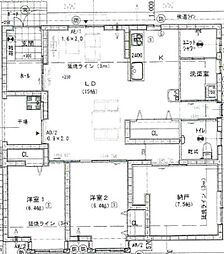 間取図画像 3LDK