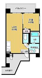 LaLa Terrace 1LDKの間取図画像