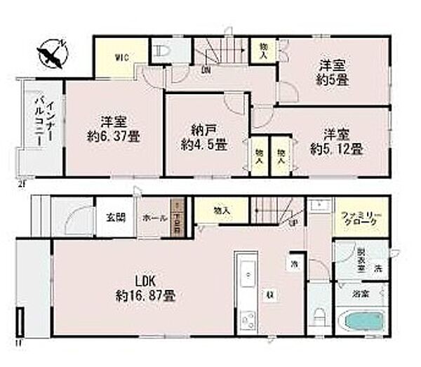 間取りを拡大表示