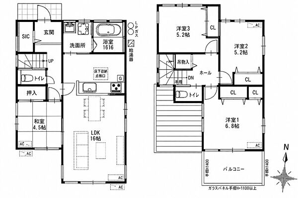 間取りを拡大表示