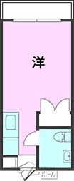 エステート松山2 ワンルームの間取図画像