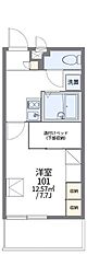 レオパレスBLUEPONTUS 1Kの間取図画像