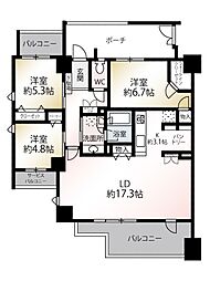 間取図画像 3LDK