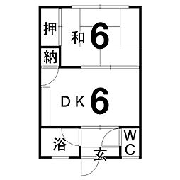 間取図画像 1DK