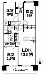 間取図画像 3LDK