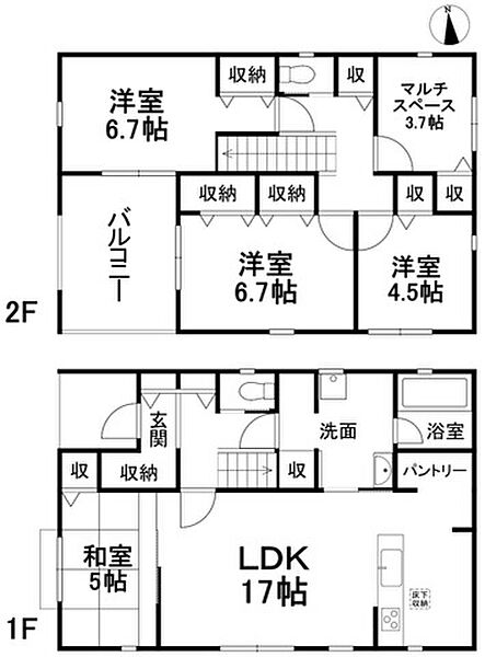 間取りを拡大表示