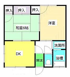 間取図画像 2DK