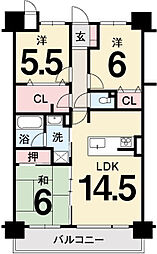 間取図画像 3LDK