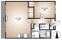 間取図画像 1LDK