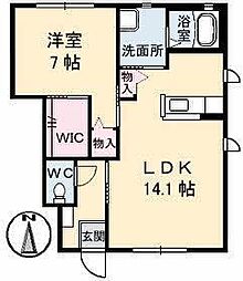 間取図画像 1LDK