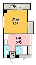 間取図画像 1DK