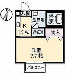 間取図画像 1K