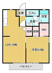 ツインパレス庄内.S 1LDKの間取図画像