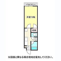 間取図画像 1K