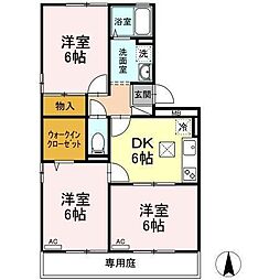 間取図画像 3DK