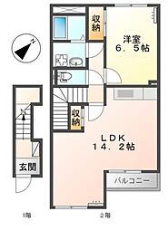 間取図画像 1LDK