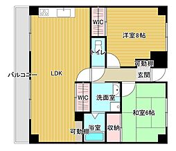 メゾンいしづち 2LDKの間取図画像