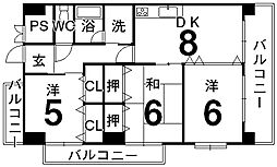 間取図画像 3DK
