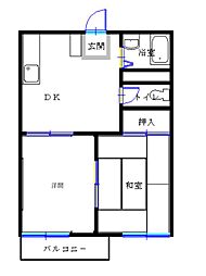 間取図画像 2DK