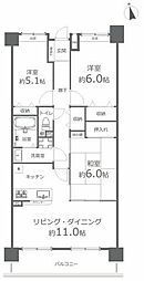 ダイアパレス楠上 6階 3LDK