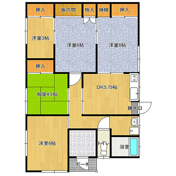 間取りを拡大表示
