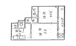 ハイツ寿 2Kの間取図画像