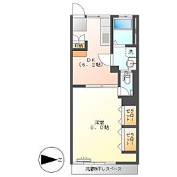 高知市日の出町 1DK 1F(コンビニ徒歩2分・東向) 1階