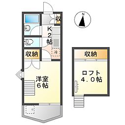 高知市新田町 1KＳ 最上階(初期費用減額CP) 8階