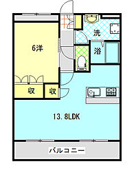 間取図画像 1LDK