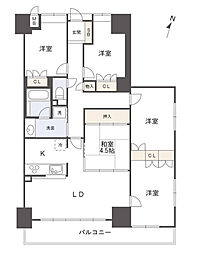 アルファステイツ梅ノ辻 5LDKの間取図画像