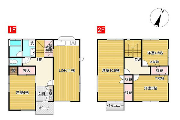 間取りを拡大表示