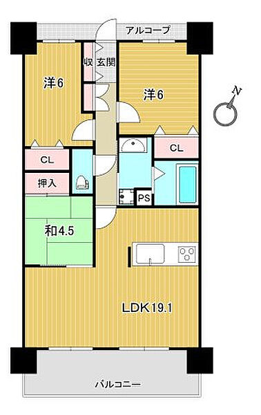 間取りを拡大表示