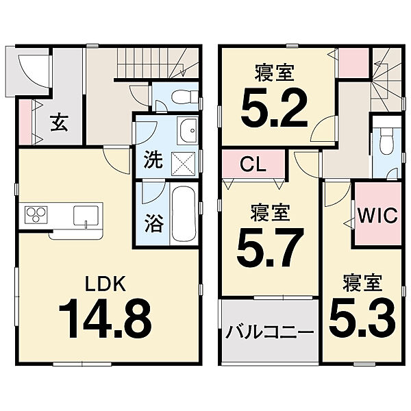 間取りを拡大表示
