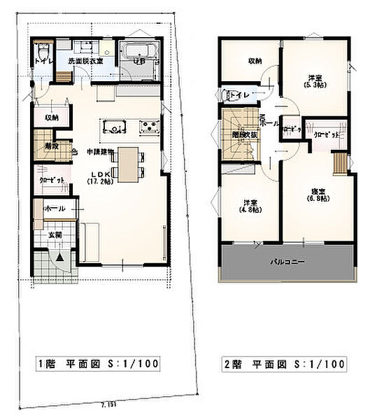 間取りを拡大表示