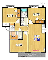間取図画像 3LDK
