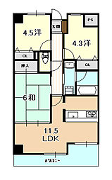 間取図画像 3LDK