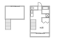 アート21 2DKの間取図画像