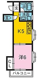 メゾンド.グランツ 1DKの間取図画像