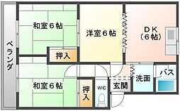 間取図画像 3DK