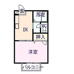 間取図画像 1DK