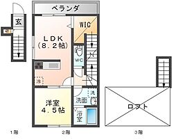 ベルグレイヴィア新居浜中央プレミアムB 1SLDKの間取図画像