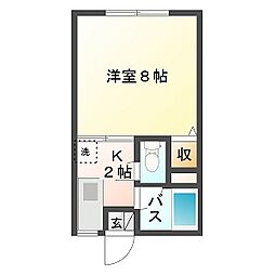 間取図画像 1K