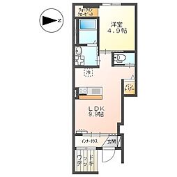 間取図画像 1LDK