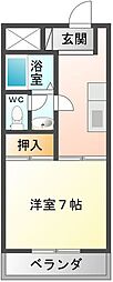 間取図画像 1K