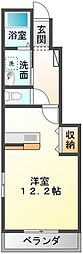 シュティル港町 1Kの間取図画像