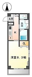 フェニックススウィート 1Kの間取図画像