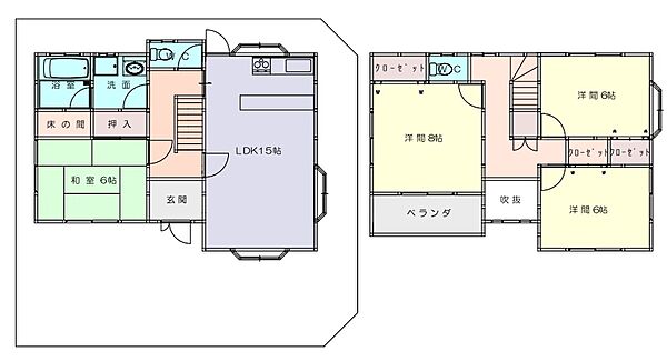 間取りを拡大表示